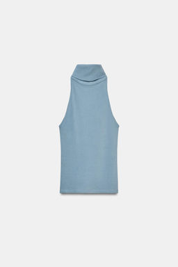 HIGH NECK SLEEVELESS TOP - Zara фото 13