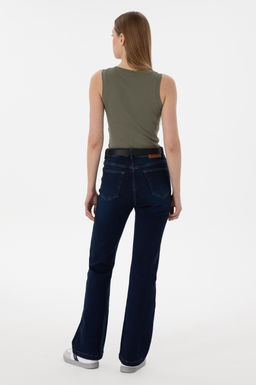 Kad_n Koyu Mavi Jean Pantolon Sepette S_rpriz _ndirim - U.s. polo assn фото 4