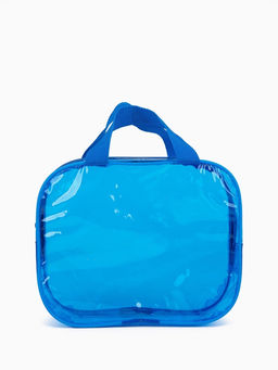 Косметичка-сумка на молнии для бассейна, с ручками, /голубая