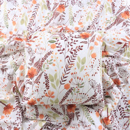 Постельное бельё Этель 1.5 сп Summer bloom 143*215 см,150*214 см, 70*70 см-2 шт, поплин 125 г/м2, хл 100%  фото 4