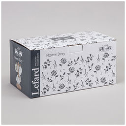 НАБОР КРУЖЕК LEFARD FLOWERS STORY НА ДЕРЕВ. ПОДСТАВКЕ 4 ШТ. 11*8*9,5 СМ 275 МЛ  фото 2