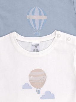 К 302760-2уп/пыльно-синий,сахар набор фуфайка (футболка) яс - Crockid фото 2