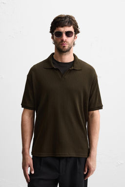 RIB POLO SHIRT - Zara фото 2