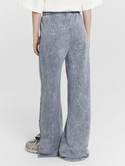 Брюки женские синие с обработкой эйсид - Mark formelle фото 4