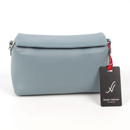 Женская кожаная сумка Sergio Valentini SV-8101Р Блу  фото 2