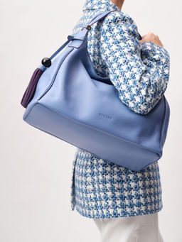 Кожаная сумка Deboro 30428 сиреневый закат