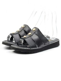 08-K18 BLACK Сандалии женские (натуральная кожа)