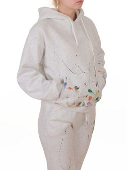 005 LT. GRAY Костюм спортивный зимний женский (95% хлопок, 5% полиэстер)