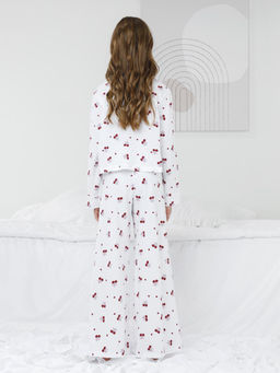 МП 1668/белый Н254 пижама для дев