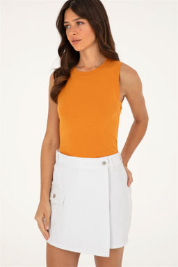 U. S. Polo Assn / Женская футболка без рукавов с круглым вырезом в виде плитки - U.s. polo assn фото 3