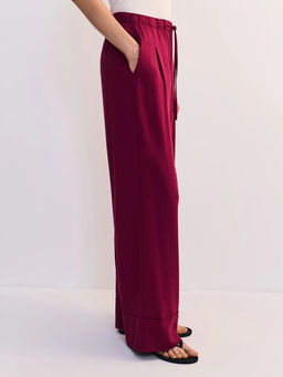 Льняные брюки с эластичным поясом / Zarina  фото 3