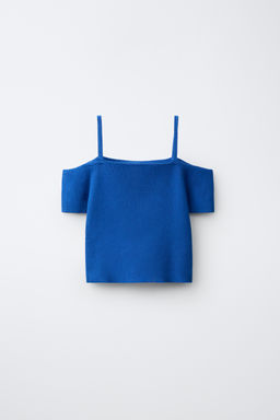 TOP RIB / Azul el?ctrico