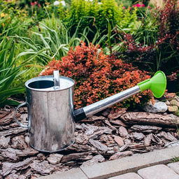 Лейка с длинным носиком, 5 л, с рассеивателем, оцинкованная, без рисунка, носик d=25 мм - Simaland фото 6