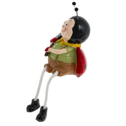 Набор из 2-х фигурок декоративных "Божья коровка", L10 W7 H14 см