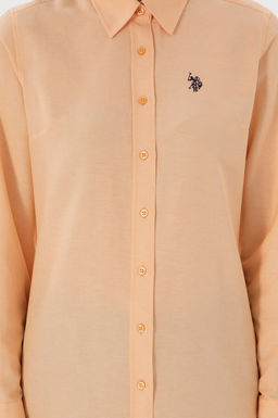 Kad_n Turuncu Uzun Kollu Basic G_mlek Sepette S_rpriz _ndirim - U.s. polo assn фото 7