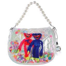 Сумка детская на клапане, 6х12х16 см, регулируемый ремень, белый МИКС