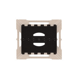 Табурет складной "Плетенка" большой М7093 мокко-бежевый