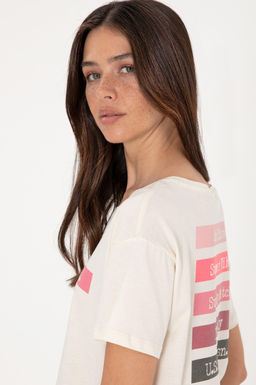 Kad_n Krem Ti__rt Sepette S_rpriz _ndirim - U.s. polo assn фото 2