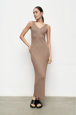 Платье-резинка Cotton Milk Choco