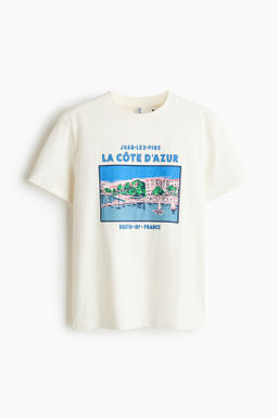 Camiseta estampada de algod?n