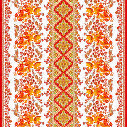 Жар-птица Скатерть 220х145см, длина стола до 180см, на 8-10 персон, хлопок Комфорт 171г/м2, Домашняя мода (Россия)  фото 2