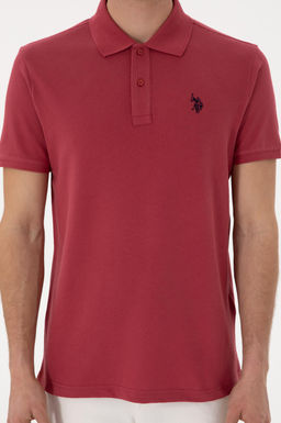 Erkek Slim Fit Polo Yaka Vi_ne Basic Ti__rt - U.s. polo assn фото 6