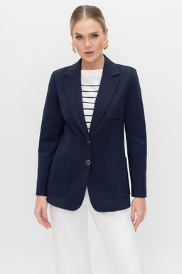 Жакет URS 24-343-1 синий