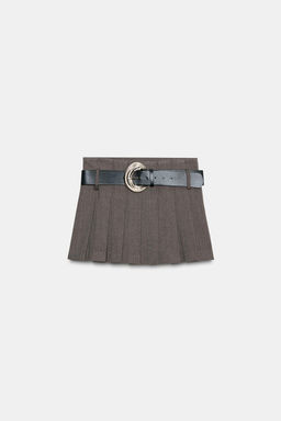 PLEATED SKORT WITH BELT - Zara фото 7