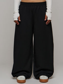 Утепленные брюки с начесом футер багги - Nota bene фото 8