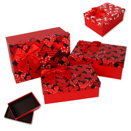 Коробка подарочная Прямоугольная набор 3 штуки / 2316-73 /уп 36/ - Галеонтрейд фото 2