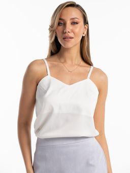 Топ шелковый молочный - Odis фото 10