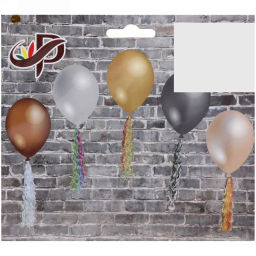 Подвесное украшение "Счастливый день" d-13 см, h - 80см Глянец, розовое золото