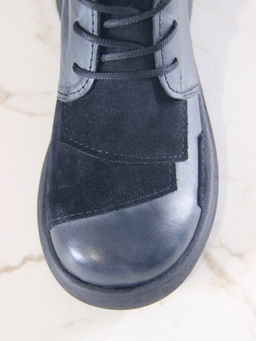 Ботинки EDART 305.927 bl. Вакса черная+черная замша/байка - Ed'art фото 6