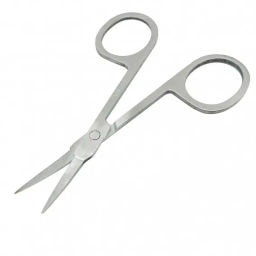 NS004 Ножницы маникюр. хай сталь узкие 9см. без PVC (12 )