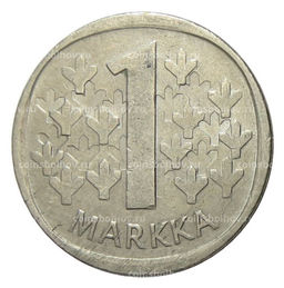 Монета 1 марка 1971 года S Финляндия