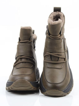 04-WB012-2M SWAMP Кроссовки зимние женские (натуральная кожа, 100% шерсть)