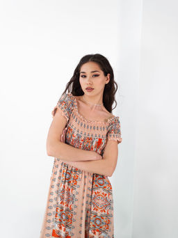 Платье Зера (капучино) - Nadi bordo фото 5