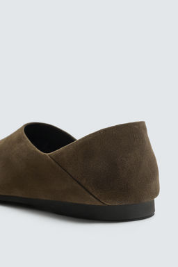 MOCAS?N PIEL SUELA VIBRAM® AARON LEVINE X ZARA / Bronce  фото 3