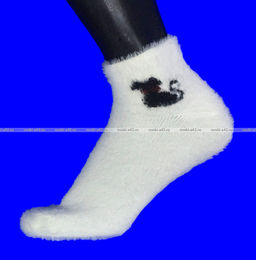 Цена за 10 пар. МИНИBS термоноски женские АНГОРА НОРКА "Кошечка" арт. 2770