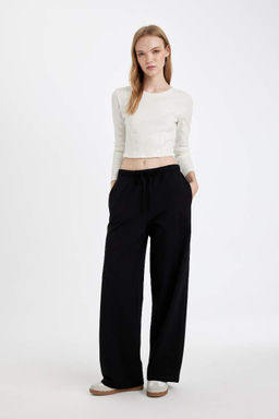 Длинные спортивные штаны прямого кроя