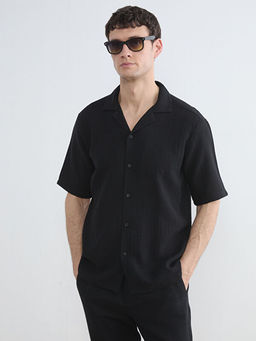 Regular Fit Resort Yaka M?slin Erkek G?mlek