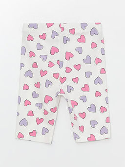 Beli Lastikli Bask?l? K?z Bebek K?sa Tayt - Waikiki фото 2