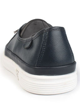 03-A5657-1 DK. BLUE Полуботинки женские (натуральная кожа)