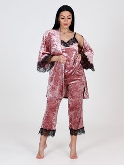 ХП-08 ЖЕНСКИЙ КОМПЛЕКТ ТРОЙКА (Пудровый)