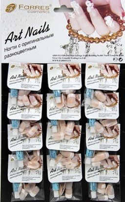 Farres Ногти А-003 Француз. маникюр (уп-12шт)