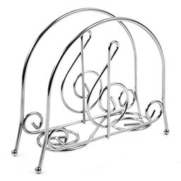 Салфетница хромированная "Мелодия" 15х4,5см h13см (Китай)