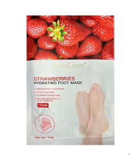 Маска для ног с экстрактом клубники
