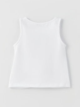 Bisiklet Yaka Bask?l? K?z ?ocuk Atlet - Waikiki фото 2