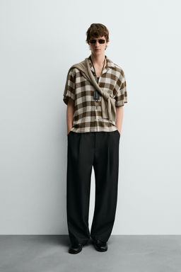 TEXTURED CHECK SHIRT