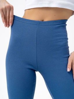 леггинсы из хлопка с добавлением лайкры - Binita фото 4